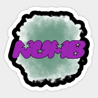 NUMB LOVER LINKINPARK Sticker